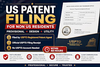 file your US patent application for non US residents within 48