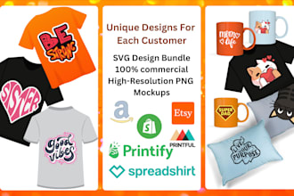 design t shirts for etsy or other print on demand platform