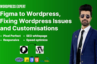 convert figma to wordpress, pixel perfect, responsive, acf