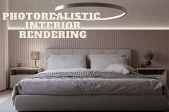 create realistic rendering for your interior room