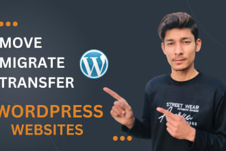 move, migration, transfer or backup on your wordpress websites