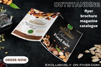 do urgent  flyer, brochure, menu design and redesign all