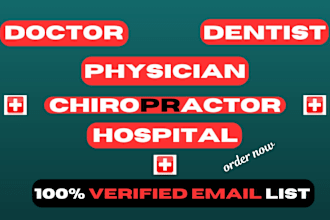 provide doctor, dentist, physician contact email list lead