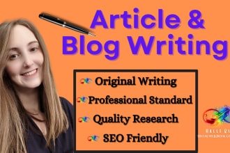 write a killer SEO blog post or article for your business