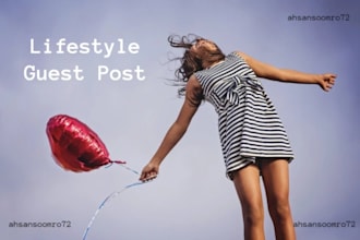 write and publish a lifestyle guest post