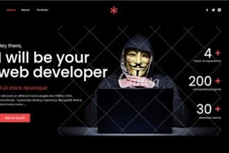 be your programmer and coder for your website development