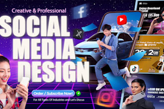 design social media post advertising creative