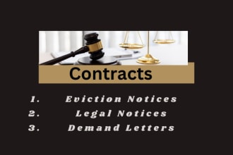 create eviction notices, demand letters