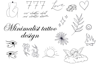 create fine line tattoo for you