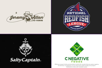 design hunting fishing outdoor and adventure logo for you