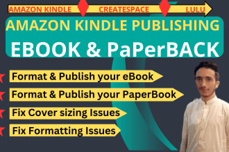 do kdp paperback ebook formatting and layout design