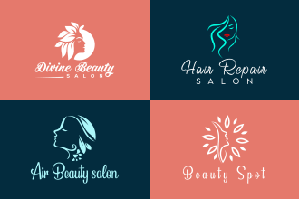 do fashion, beauty, cosmetic, hair salon logo
