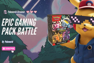 design a professional pokemon thumbnail design social media