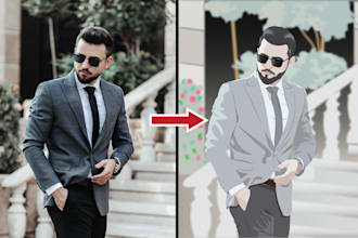 vectorize, trace, recreate your image, logo, cartoon or anime