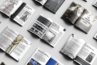 design professional digital magazine, newsletter, brochure