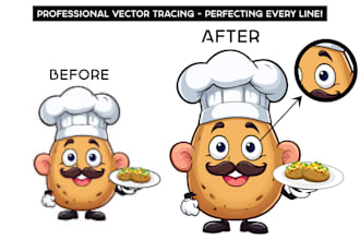 professional raster into vector tracing services