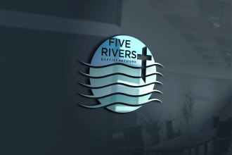 make an amazing family church religious logo