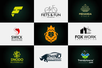 do 3 modern minimalist logo design in 24 hours