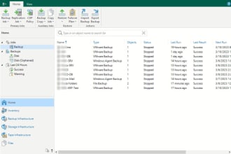 install and manage veeam backup and replication