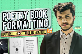 do poetry book formatting and self publishing with free poetry illustration