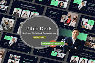 design a powerpoint presentation and pitch deck