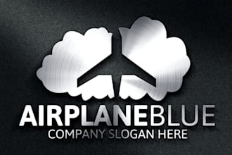 make best quality aviation and airline logo with free source file