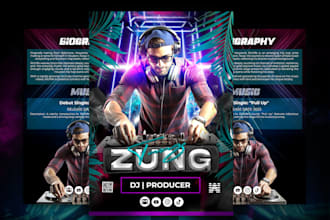 design electronic press kit, media kit and animate epk