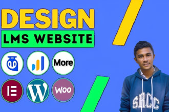 develop wordpress lms website with learndash and tutorless