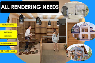 create realistic exterior and interior designs in archicad, sketchup and d5