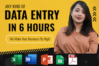 do urgent data entry in 24 hours