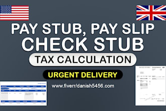 do paystub, check stub, payroll, w2, 1040 with payslips