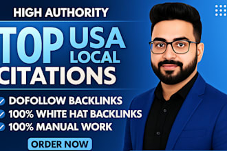 build top USA local citations and business listings for local SEO