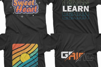 create an awesome trendy t shirt for you