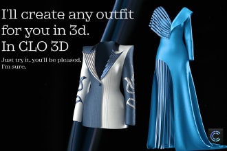 create 3d fashion garments in clo 3d