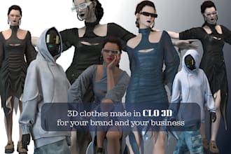 create 3d fashion garments in clo 3d