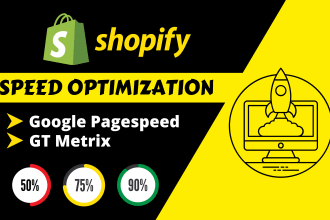 increase shopify speed optimization within 24 hours