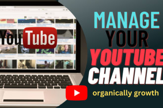 manage your youtube channels with organic growth