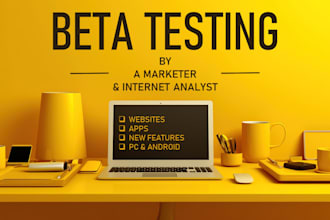 beta test your website or app