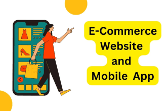 create an ecommerce app website ios and android app for mobile