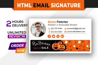 design a clickable HTML email signature for mac outlook gmail