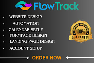 do flowtrack sales funnel, landing page, automation on flowtrack web