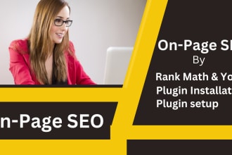do on page optimization by rank math and yoast pro seo with 95 score