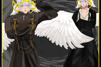 3d vtuber model or 3d model for videogames
