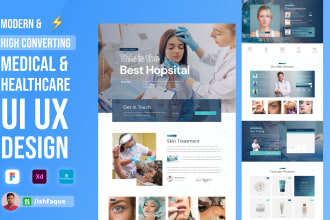 design doctor, dental, clinic, fitness, and yoga website