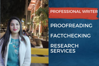 fact check your article, report and website content