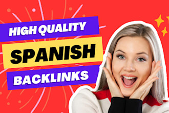create high quality seo spanish backlinks link building