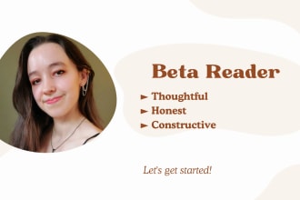 beta read your fiction and give thoughtful feedback