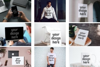 create mockup or packaging designs for your products