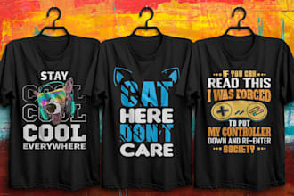 do tshirt illustration merch design