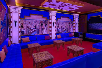 create wall art graphics layout for your themed rooms